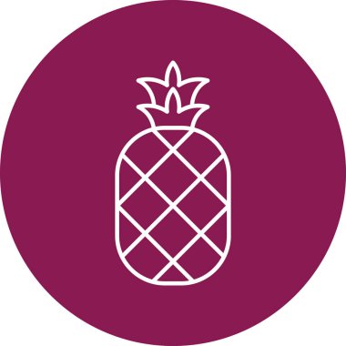 Kişisel ve Ticari Kullanım İçin Ananas Simgesi Tasarımı