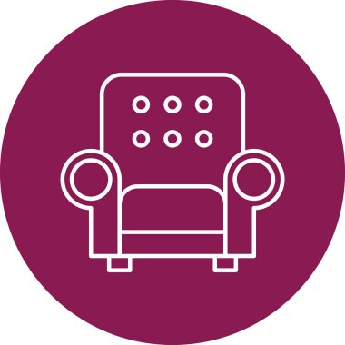 Koltuk Koltuğu Simgesi Kişisel ve Ticari Kullanım İçin Tasarım