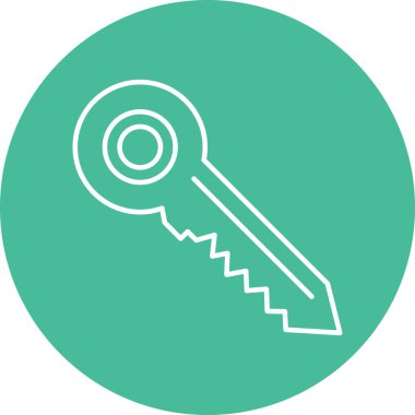 Kişisel ve ticari kullanım için Kapı Anahtarı Simgesi Tasarımı