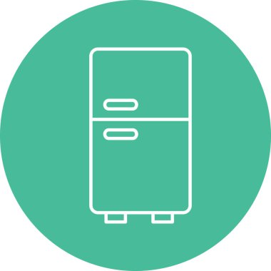 Kişisel ve ticari kullanım için Buzdolabı Simgesi Tasarımı