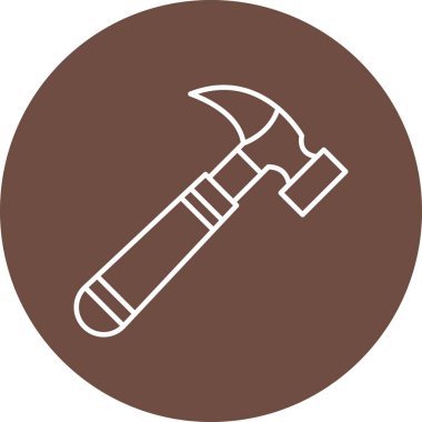 Kişisel ve Ticari Kullanım için Çekiç Simgesi Tasarımı