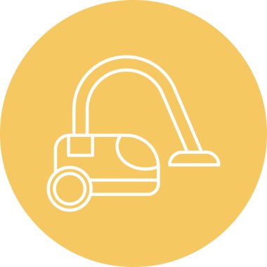 Kişisel ve Ticari Kullanım İçin Süpürge Temizleyici Simgesi Tasarımı