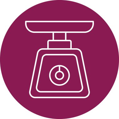 Kişisel ve Ticari Kullanım İçin Ağırlık Ölçekleme Simgesi Tasarımı