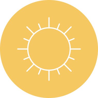 Kişisel ve Ticari Kullanım için Güneş Simgesi Tasarımı