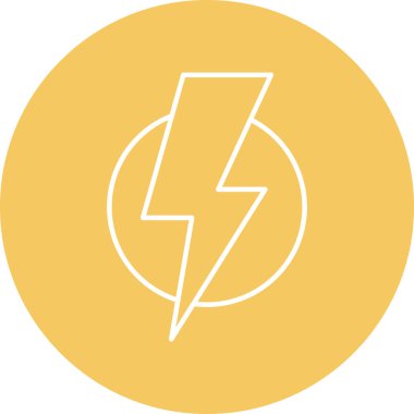 Kişisel ve Ticari Kullanım için Yıldırım Simgesi Tasarımı