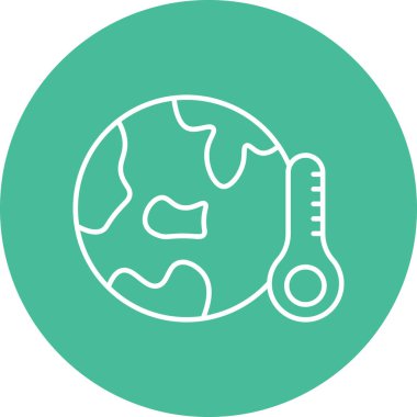 Kişisel ve Ticari Kullanım İçin Küresel Isınma Simgesi Tasarımı