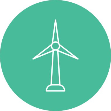 Kişisel ve Ticari Kullanım İçin Yel Değirmeni Simgesi Tasarımı