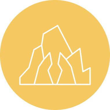 Kişisel ve Ticari Kullanım İçin Dağ Simgesi Tasarımı