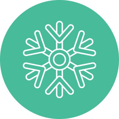 Kişisel ve Ticari Kullanım için Kar Tanesi Simgesi Tasarımı