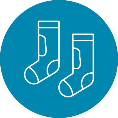 Kişisel ve Ticari Kullanım için Çorap Simgesi Tasarımı