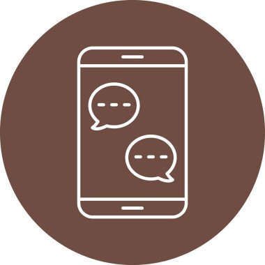 Çevrimiçi Sohbet Simgesi Kişisel ve Ticari Kullanım Tasarımı