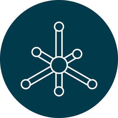 Kişisel ve Ticari Kullanım için Molekül Simgesi Tasarımı