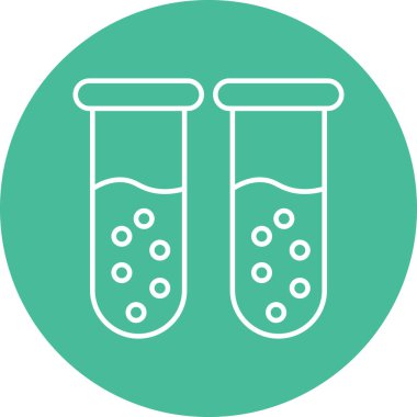 Kişisel ve ticari kullanım için Test Tüpü Simgesi Tasarımı