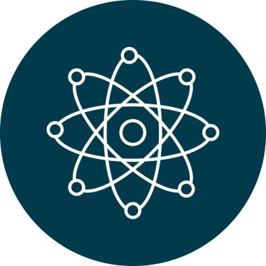 Kişisel ve Ticari Kullanım için Atom Simgesi Tasarımı