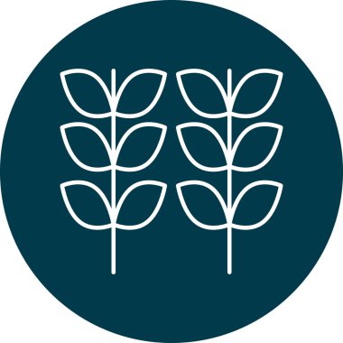 Kişisel ve ticari kullanım için buğday simgesi tasarımı