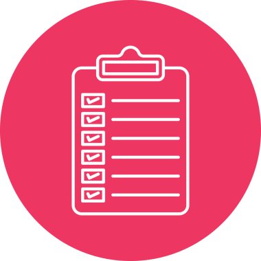 Kişisel ve Ticari Kullanım için Kontrol Listesi Simgesi Tasarımı