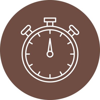 Kişisel ve Ticari Kullanım İçin Stopwatch Simgesi Tasarımı
