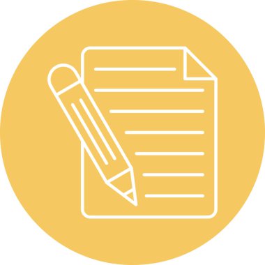 Kişisel ve Ticari Kullanım İçin Notlar Simgesi Tasarımı