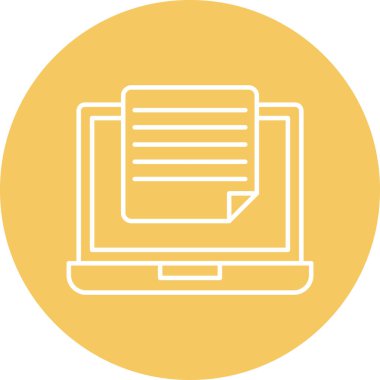 Kişisel ve ticari kullanım için dizüstü bilgisayar simgesi tasarımı