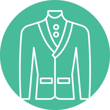 Kişisel ve Ticari Kullanım İçin Smokin Simgesi Tasarımı