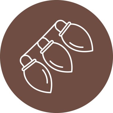 Kişisel ve ticari kullanım için Ampul Simgesi Tasarımı