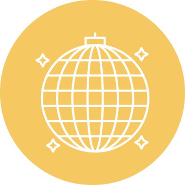 Kişisel ve Ticari Kullanım İçin Ayna Topu Simgesi Tasarımı