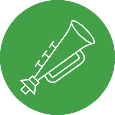 Kişisel ve Ticari Kullanım İçin Trompet Simgesi Tasarımı