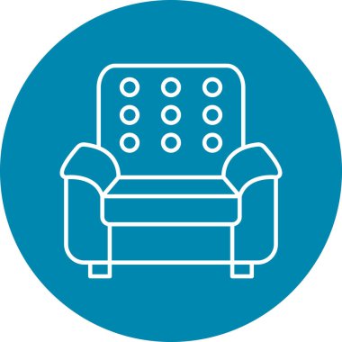 Koltuk Koltuğu Simgesi Kişisel ve Ticari Kullanım İçin Tasarım