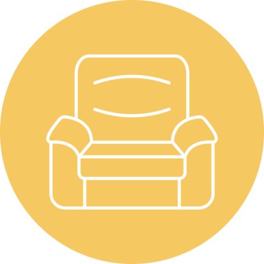 Kişisel ve Ticari Kullanım için Sandalye Simgesi Tasarımı