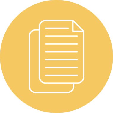 Kişisel ve Ticari Kullanım İçin Belge Simgesi Tasarımı