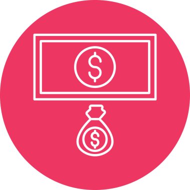 Kişisel ve ticari kullanım için Para Simgesi Tasarımı