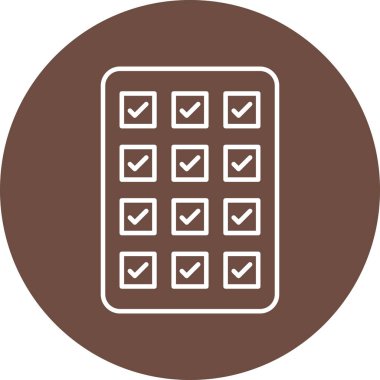 Kişisel ve Ticari Kullanım için Ballot Simgesi Tasarımı