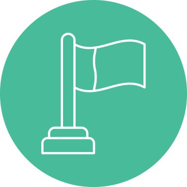 Kişisel ve Ticari Kullanım için Bayrak Simgesi Tasarımı