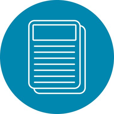 Kişisel ve Ticari Kullanım için Gazete Simgesi Tasarımı