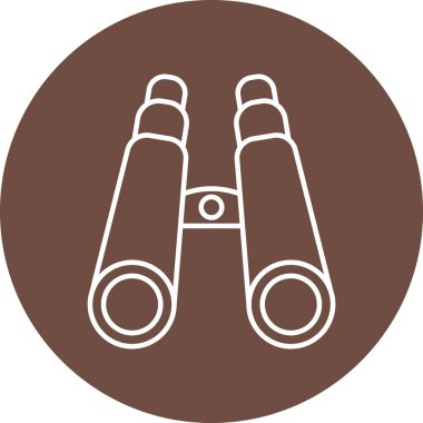 Kişisel ve Ticari Kullanım İçin Dürbün Simgesi Tasarımı