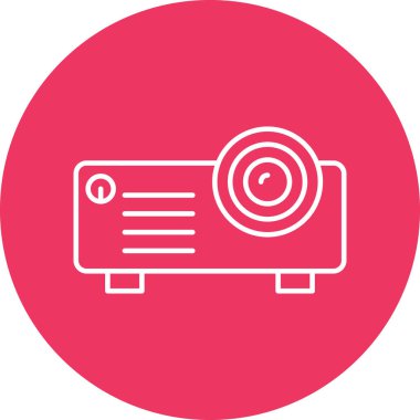 Kişisel ve Ticari Kullanım İçin Projektör Simgesi Tasarımı