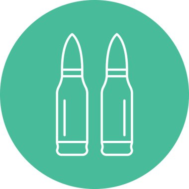 Kişisel ve Ticari Kullanım İçin Mermi Simgesi Tasarımı