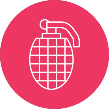 Kişisel ve Ticari Kullanım İçin El Bombası Simgesi Tasarımı