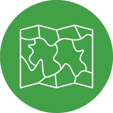 Kişisel ve ticari kullanım için Harita Simgesi Tasarımı