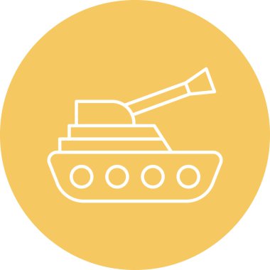 Kişisel ve Ticari Kullanım İçin Tank Simgesi Tasarımı