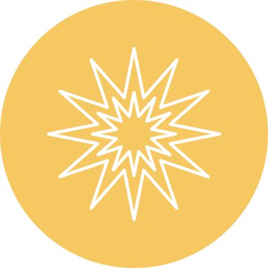 Kişisel ve ticari kullanım için Patlama Simgesi Tasarımı