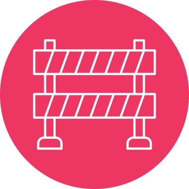 Kişisel ve Ticari Kullanım İçin Bariyer Simgesi Tasarımı