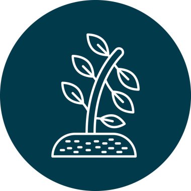 Kişisel ve ticari kullanım için filizlenme simgesi tasarımı