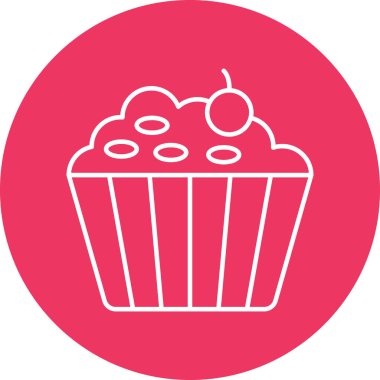 Kişisel ve Ticari Kullanım İçin Kek Simgesi Tasarımı