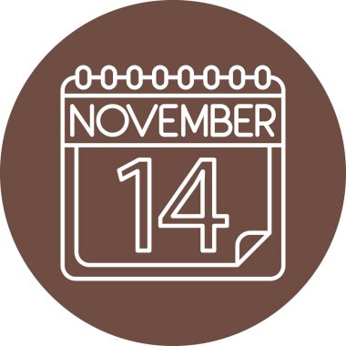 Kasım Satır ikonu Kişisel ve Ticari Kullanım Tasarımı