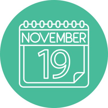 Kasım Satır ikonu Kişisel ve Ticari Kullanım Tasarımı