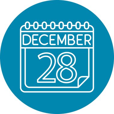 Kişisel ve Ticari Kullanım için Aralık Satır ikonu Tasarımı