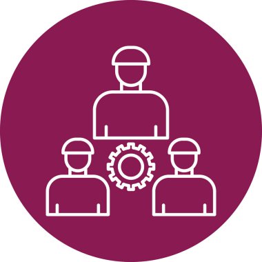 Kişisel ve Ticari Kullanım için Yönetim Çizgisi ikonu Tasarımı