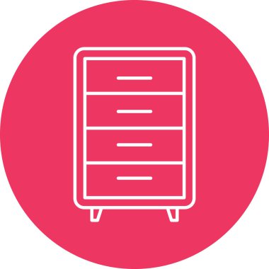 Kişisel ve Ticari Kullanım için Kabine Çizgisi ikonu Tasarımı