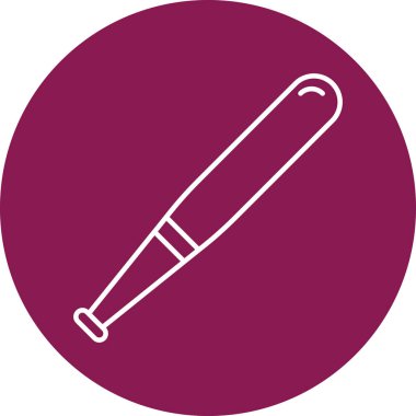 Kişisel ve Ticari Kullanım için Beyzbol Çizgisi ikonu Tasarımı